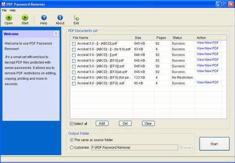 FoxPDF PDF Password Remover